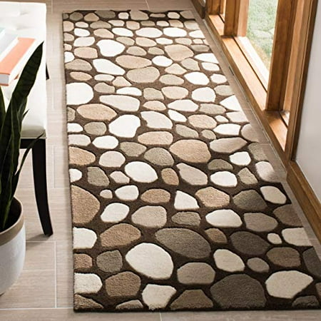 Multi Dark Brown Safavieh Soho Collection SOH814A Handmade Premium Wool & Viscose Area Rug 5' x 8' Multi Dark Brown Safavieh Soho Collection SOH814A Handmade Premium Wool & Viscose Area Rug 5' x 8'